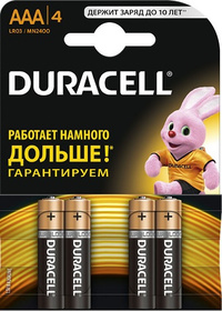 Батарейка Duracell Basic, AAA, 1.5V, ...