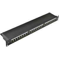 Патч-панель в шкаф 19" 1U, порты: 24 ...