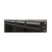 Патч-панель в шкаф 19" 1U, порты: 24 ...