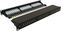 Патч-панель в шкаф 19" 1U, порты: 24 ...