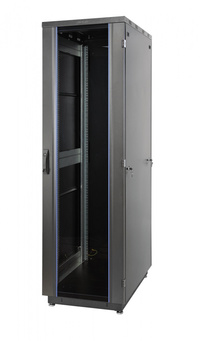 Шкаф напольный 42U 600x600, стекло/ме...
