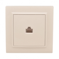 Розетка RJ-45 скрытый монтаж категори...