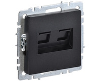 Розетка RJ-45+RJ-11 скрытый монтаж ка...