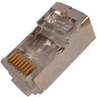 Коннектор RJ-45 категория 5e, экранир...