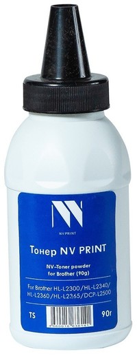 Тонер NV Print, бутыль 90 г, черный, ...