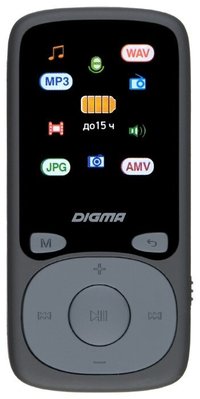 Плеер Digma B4 8Gb, черный (B4BK)