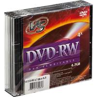 Диск VS DVD-RW, 4.7Gb, 4x, Slim Case,...
