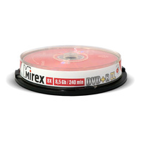 Диск DVD+R 8.5Gb 8x Mirex, Dual Layer...