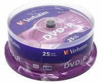Диск Verbatim DVD+R, 4.7Gb, 16x, Cake...