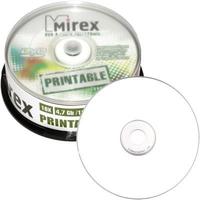 Диск DVD-R 4,7Gb 16x Mirex, Printable...