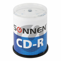 Диск SONNEN CD-R, 700Mb, 52x, на шпин...
