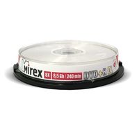 Диск Mirex DVD+R, 8.5Gb, 8x, Cake Box...