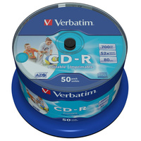 Диск Verbatim CD-R, 700Mb, 52x, Cake ...