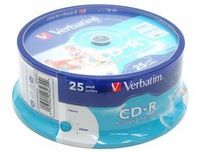 Диск Verbatim CD-R, 700Mb, 52x, на шп...