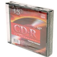 Диск VS CD-R, 700Mb, 52x, Slim Case, ...