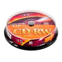Диск VS CD-RW, 700Mb, 12x, Cake Box, ...