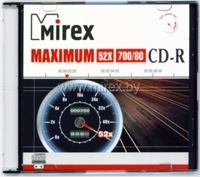 Диск CD-R 700Mb 52x Mirex, Maximum, S...