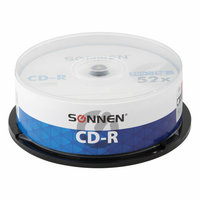 Диск SONNEN CD-R, 700Mb, 52x, Cake Bo...