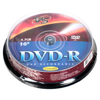Диск VS DVD-R, 4.7Gb, 16x, на шпиндел...