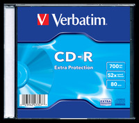 Диск Verbatim CD-R, 700Mb, 52x, Extra...