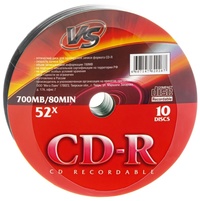 Диск VS CD-R, 700Mb, 52x, Shrink, 10 ...
