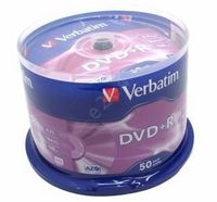 Диск Verbatim DVD+R, 4.7Gb, 16x, Cake...
