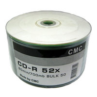 Диск CMC CD-R, 700Mb, 52x, Bulk, 50 ш...