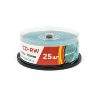 Диск CD-RW 700Mb 12x Mirex, Cake Box ...