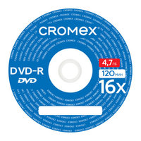 Диск CROMEX DVD-R, 4.7Gb, 16x, конвер...