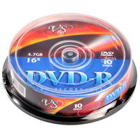 Диск VS DVD-R, 4.7Gb, 16x, Cake Box, ...