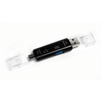 Картридер внешний Smartbuy SBR-801-S,...