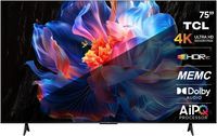 Телевизор 75" TCL 75P6K, 3840x2160, D...