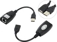 Удлинитель USB по витой паре VCOM CU8...