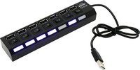 Концентратор 5bites HB27-203PBK, 7xUS...