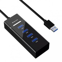 Концентратор KS-is KS-728, 3xUSB 2.0,...