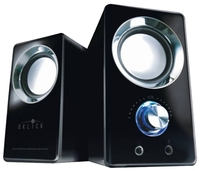 Акустика 2.0 Oklick OK-116, 6 Вт, черный
