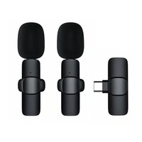 Микрофон K9 для смартфона, двойной, с...