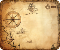 Коврик для мыши Cactus Antique map, и...