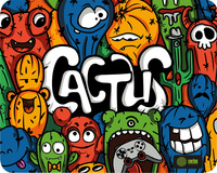 Коврик для мыши Cactus Colorful Cacti...