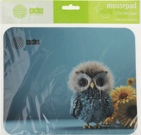 Коврик для мыши Cactus Owl blue, игро...