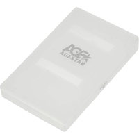 Внешний бокс AgeStar 1x USB 2.0, белы...