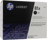 Картридж лазерный HP 81X/CF281X, черн...