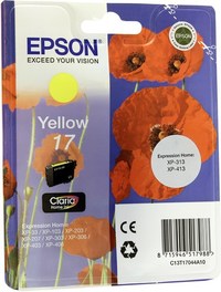 Картридж струйный Epson T1704 (C13T17...