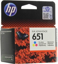 Картридж струйный HP 651 (C2P11AE), г...