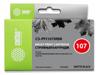 Картридж струйный Cactus CS-PFI107MBK...