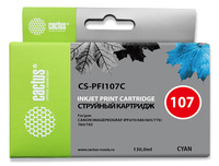 Картридж струйный Cactus CS-PFI107C (...