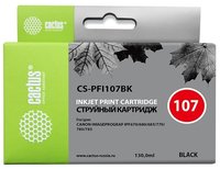 Картридж струйный Cactus CS-PFI107BK ...
