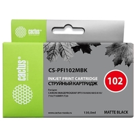 Картридж струйный Cactus CS-PFI102MBK...
