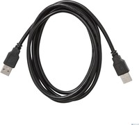 Кабель USB(Am)-USB(Am), 1.8 м, черный...
