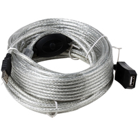 Кабель-удлинитель USB(Am)-USB(Af), 15...